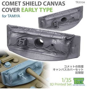 TR35104 1/35 Comet Shield Canvas Cover Early Type for TAMIYA