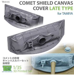TR35105 1/35 Comet Shield Canvas Cover Late Type for TAMIYA
