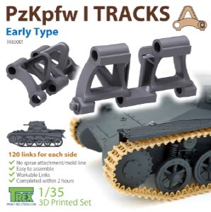 TR85001 1/35 PzKpfw I Tracks Early Type for Ausf.A