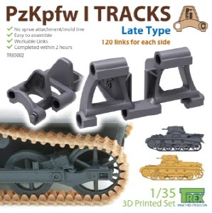 TR85002 1/35 PzKpfw I Tracks Late Type for Ausf.A/B