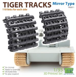 TR85011 1/35 Tiger Tracks Mirror Type