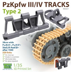 TR85017 1/35 PzKpfw.III/IV Tracks Type 2