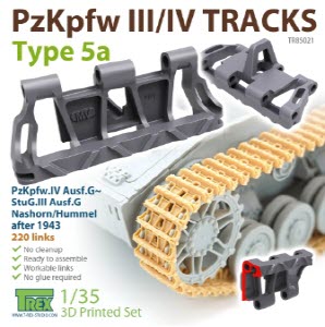 TR85021 1/35 PzKpfw.III/IV Tracks Type 5a
