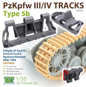 TR85022 1/35 PzKpfw.III/IV Tracks Type 5b