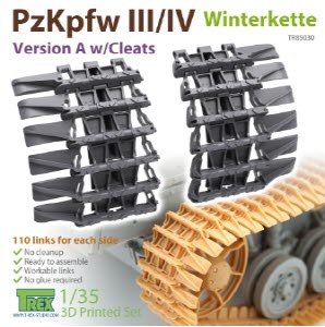 TR85030 1/35 PzKpfw III/IV Winterkette Version A w/Cleats
