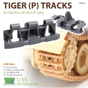 TR85037 1/35 Tiger(P) Tracks for the First VK 45. 01P Only