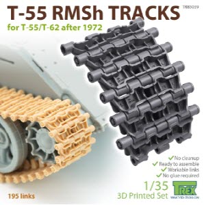 TR85039 1/35 T-55 RMSh Tracks for T-55/T-62 after 1972