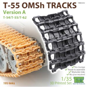 TR85043 1/35 T-55 OMSh Tracks Version A