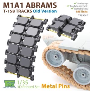 TR85047 1/35 M1A1 Abrams T-158 Tracks Old Version (metal pins)