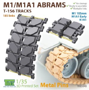 TR85048 1/35 M1 Abrams T156 Tracks (metal pins)