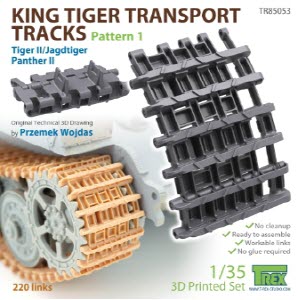 TR85053 1/35 King Tiger Transport Tracks Pattern 1