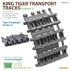 TR85054 1/35 King Tiger Transport Tracks Pattern 2