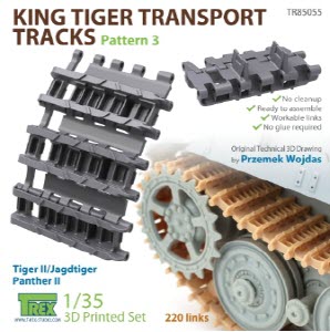 TR85055 1/35 King Tiger Transport Tracks Pattern 3