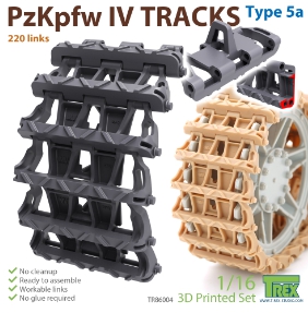 TR86004 1/16 PzKpfw.III/IV Tracks Type 5a