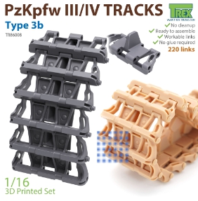 TR86008 1/16 PzKpfw III/IV Tracks Type 3b