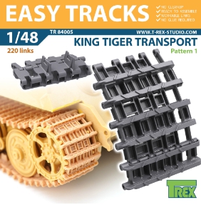 TR84005 1/48 King Tiger Transport Tracks Pattern 1