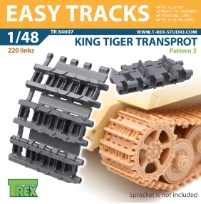 TR84007 1/48 King Tiger Transport Tracks Pattern 2