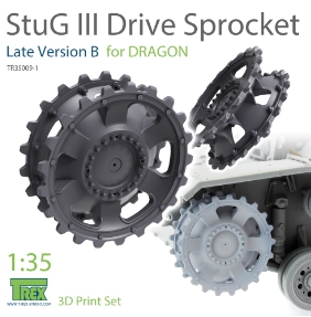 TR35009-1 1/35 StugIII Sprocket Set (Late Version B) for DRAGON