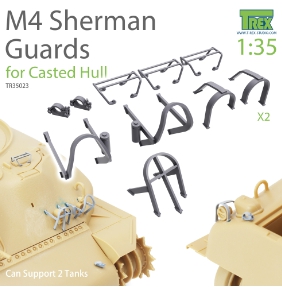TR35023 1/35 M4 Sherman Guards Set (for Casted Hull) can support 2 tanks