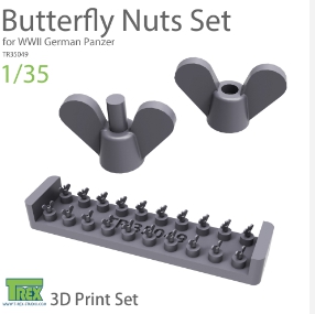 TR35049 1/35 Butterfly Nuts Set for WWII German Panzer