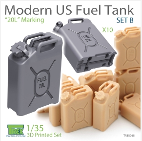 TR35065 1/35 Modern US Fuel Tank Set B \"20L\" Marking