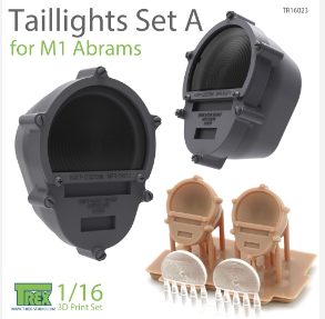 TR16023 1/16 Taillights Set A for M1 Abrams