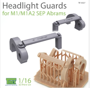 TR16027 1/16 Headlight Guards for M1 Abrams