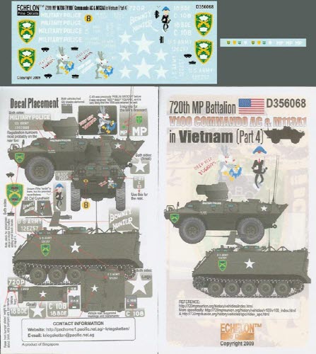 D356068 1/35 720th MP Btn V100 & M113A1 in Vietnam (Pt4)