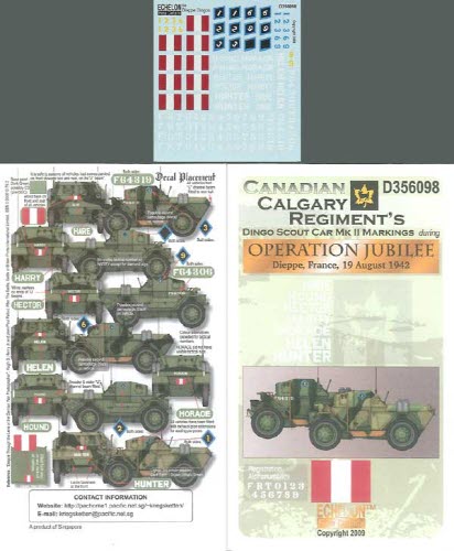 D356098 1/35 Calgary Regiment Dingos at Dieppe
