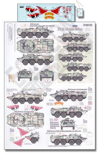 [사전 예약 ~11/30일] D356183 1/35 BTR-80s with Unique Markings