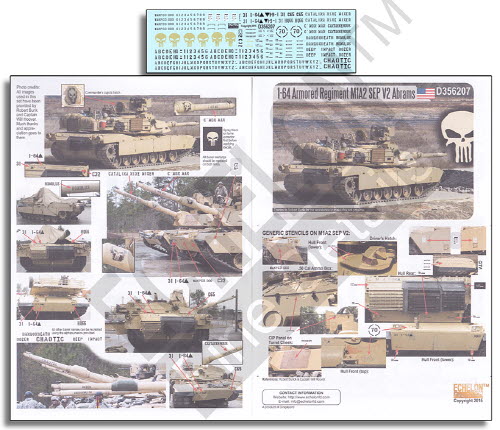 D356207 1/35 1-64 Armored Regiment M1A2 SEP V2 Abrams