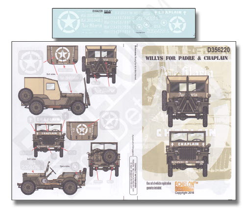 D356220 1/35 Willys for Padre & Chaplain