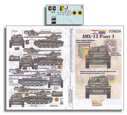[사전 예약 ~11/30일] D356224 1/35 AMX-13 Part 1