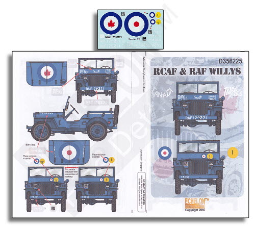 [사전 예약 ~11/30일] D356225 1/35 RCAF & RAF Willys