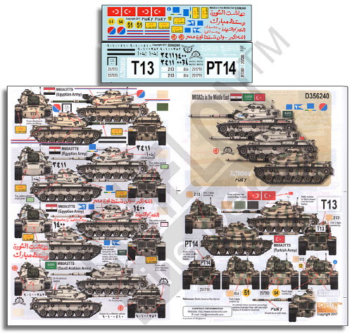 D356240 1/35 M60A3s in the Middle East