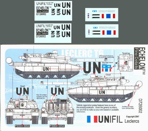 D726002 1/72 UNIFIL Leclercs (1/72)