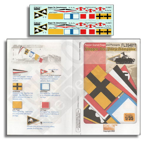 FL354011 1/35 1/35 Panzer Signal Flags and Pennants (WW2)