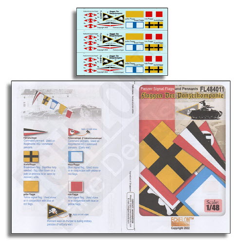 FL484011 1/48 1/48 Panzer Signal Flags and Pennants (WW2)