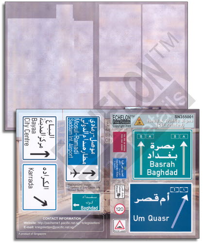 SN355001 1/35 Road & Traffic Signs (OIF related)