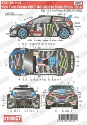 ST27-DC1105 1/24 Ford Fiesta WRC #43 Monza Rally Show 2014 Ken Block Studio27 스튜디오27 Belkits BEL003 프라모델 데칼