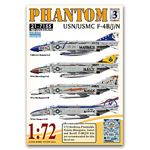 DXM21-7155 1/72 USN/USMC F-4B/J/N Phantom Collection 3 