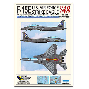 DXM81-4232 1/48 USAF F-15E Strike Eagle 4FW's 75th Anniversary, SJ AB 