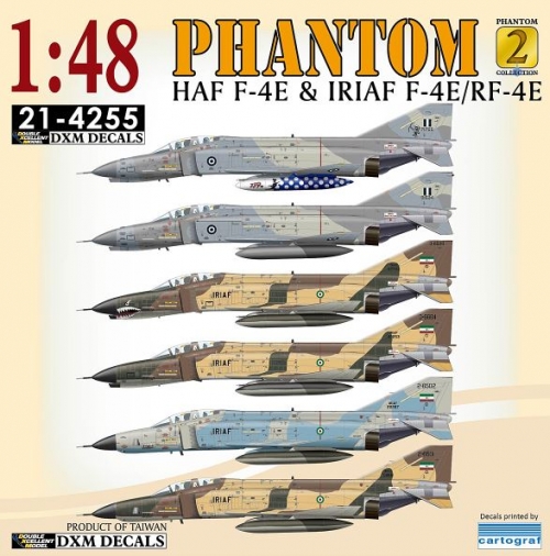 DXM21-4255 1/48 HAF & IRIAF F-4E/RF-4E Phantom collection #2