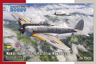 [사전 예약] SH72479 1/72 Nakajima Ki-43-II Ko/Otsu Hayabusa "Japan's allies"
