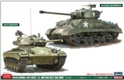 [사전 예약] HSG30068 1/72 M4A3E8 Sherman & M24 Chaffee US Army Main Battle Tank Combo