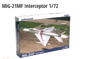 7469 1/72 MiG-21MF Interceptor 1/72 7469
