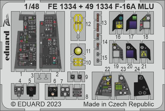 [사전 예약] FE1334 1/48 F-16A MLU 1/48 KINETIC