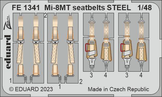 FE1341 1/48 Mi-8MT seatbelts STEEL 1/48 ZVEZDA