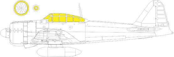 EX934 1/48 A6M2-N Rufe TFace 1/48 EDUARD