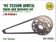 [사전 예약] DE12048 1/12 Chain & Sprocket set for ‘93 TZ250M (0WF3)